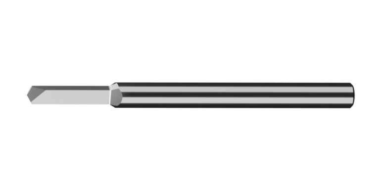Uncoated Carbide Spade Drill with cutting diameter up to 3mm