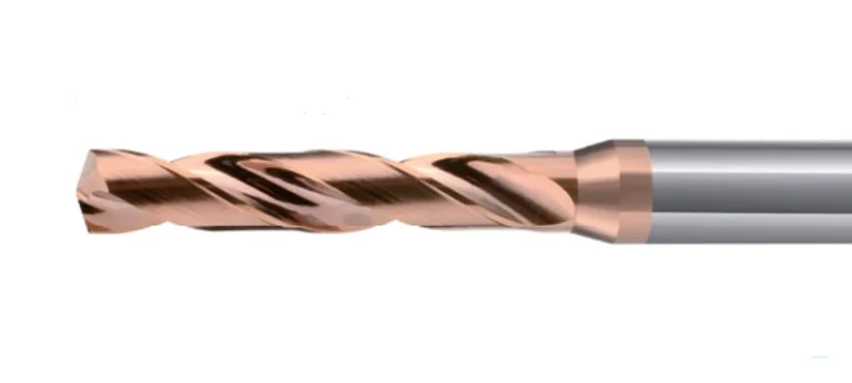 Coated carbide drill bit for general machining, especially for hard to machine material
