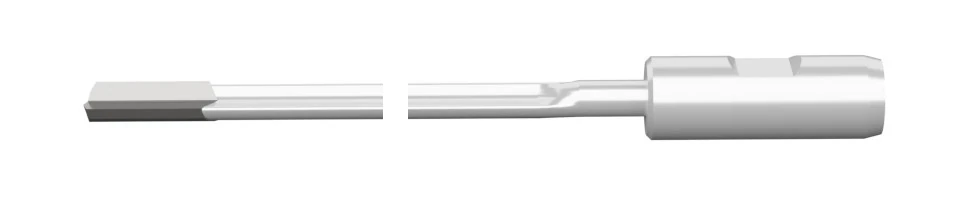 Brazed single fluted gun drill